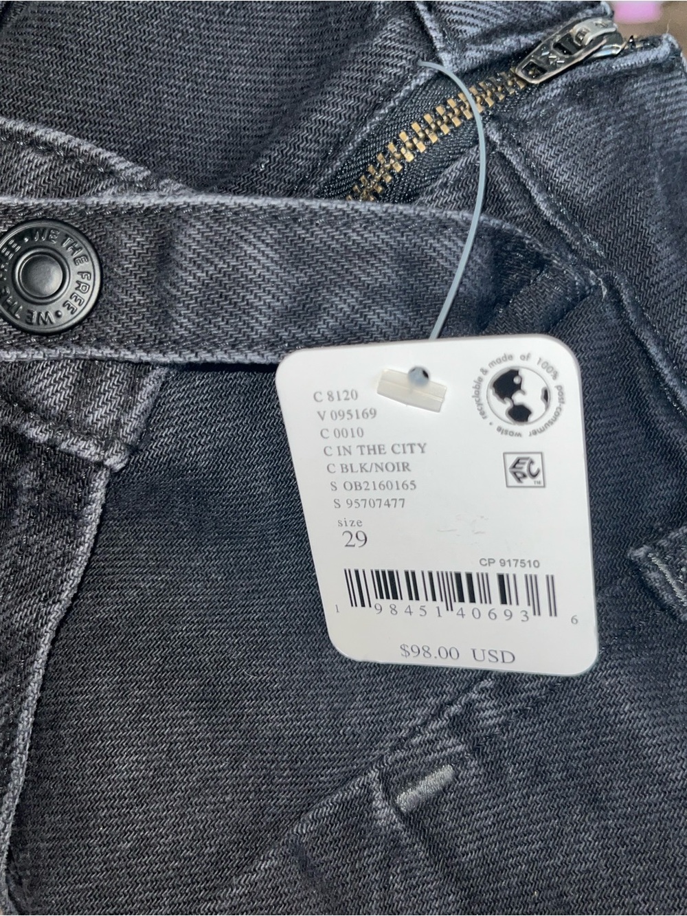 Free People: We The Free Stephie Denim Jean Skort - Picture 8 of 13